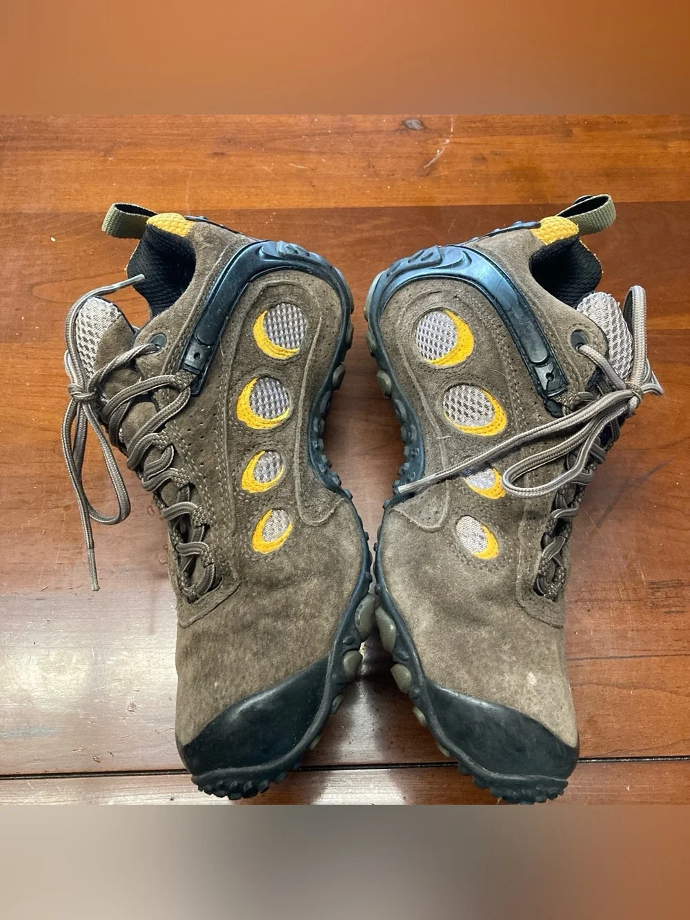 Merrell Hiking Boots Men Sz 8.5 Continuum Mid Gore-Tex  Brown  Vibram